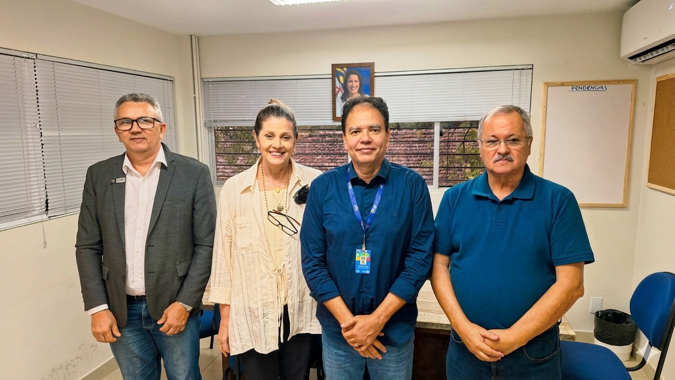 Representantes da EPTI e Unitrans-PE